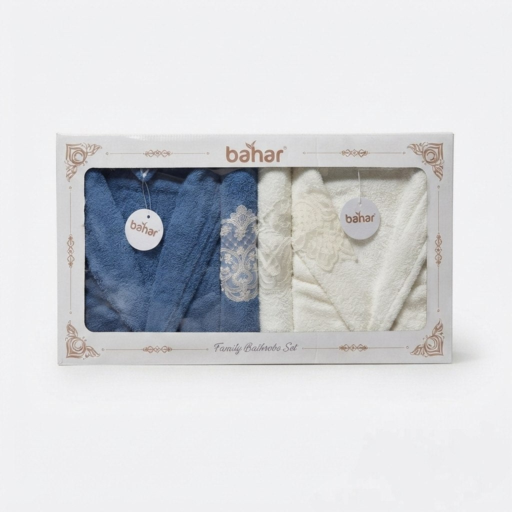 Bahar Classic Microfiber Bathrobe Set (4 pcs)