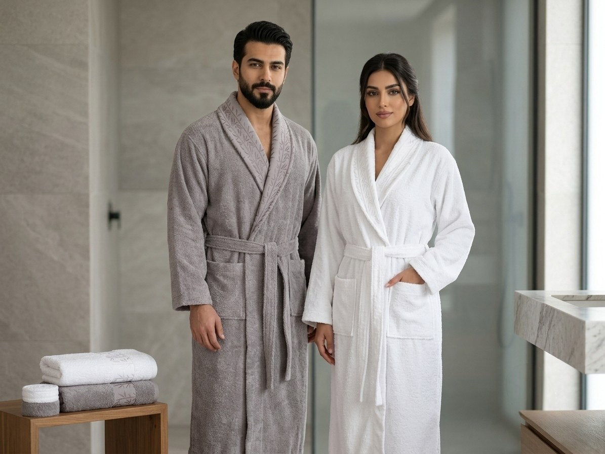 Bamboo Pattern Double Robe Set (6 pcs)