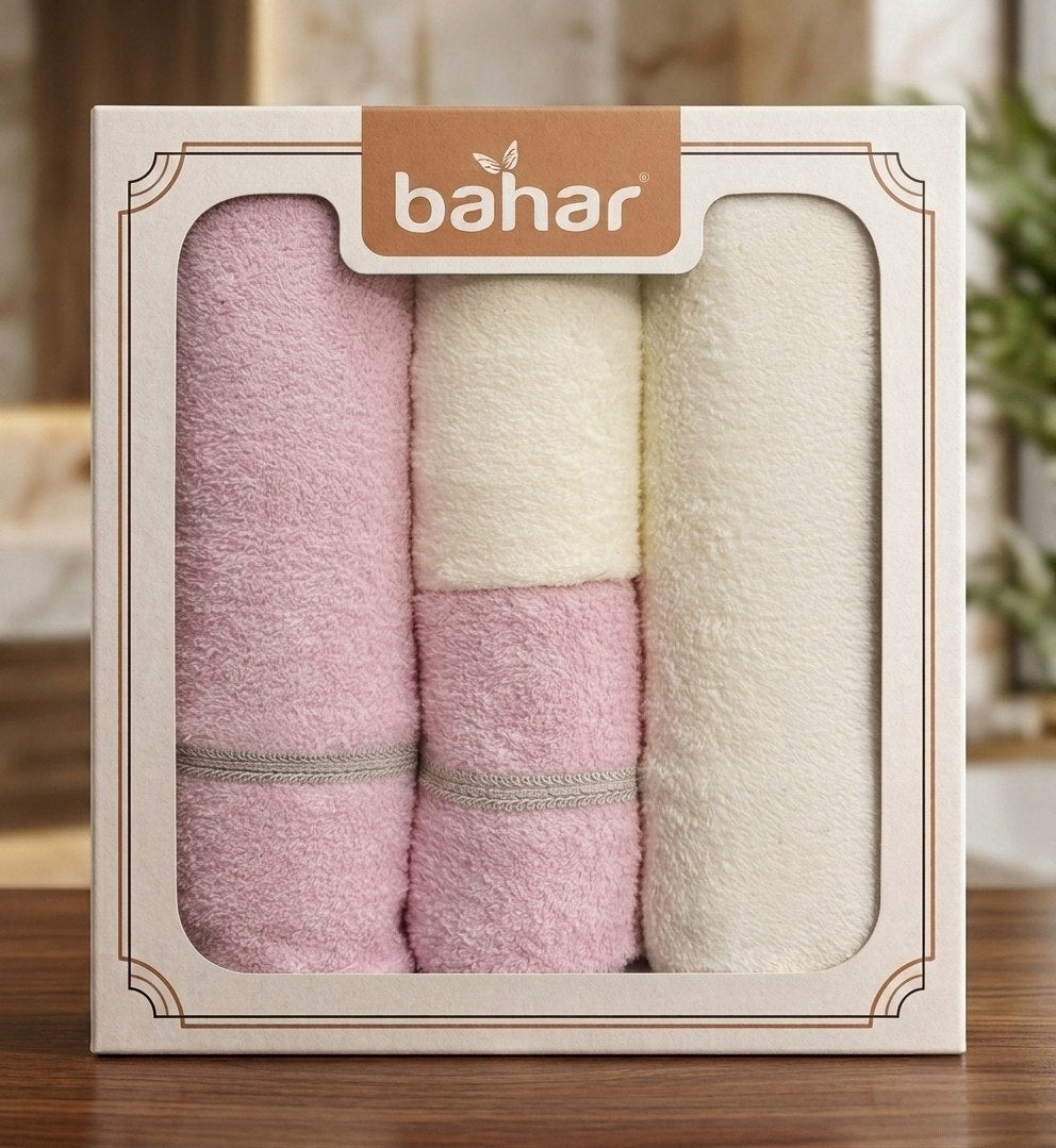 طقم بهار مناشف وبشاكير(4 قطع)