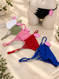 Chain Cascade Bridal Underwear – 6-Piece Multi-Color Set